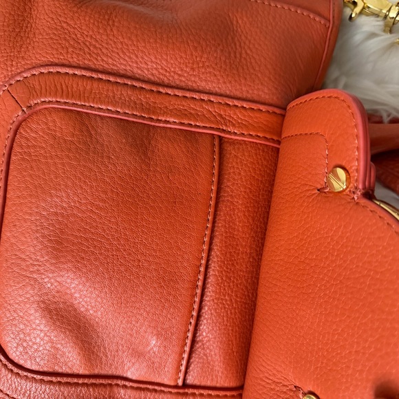 Tory Burch Burnt Orange Satchel - Picture 10 of 12